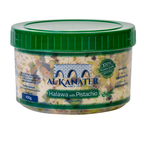 Al Kanater Pistachio Halawa 450g x12