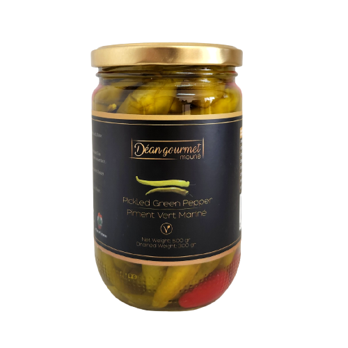 Pickled Green Peppers 500g x 12