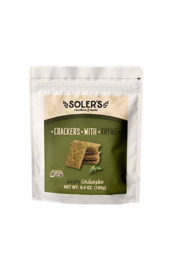 Soler's Thyme Crackers - 180g